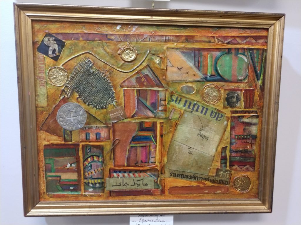 Mixed media painting