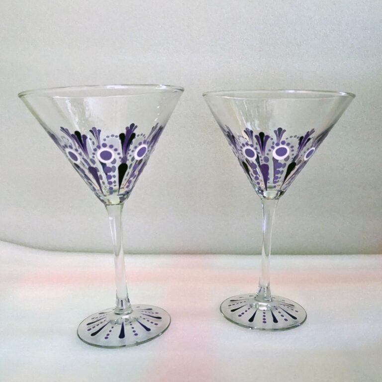 Painted glassware