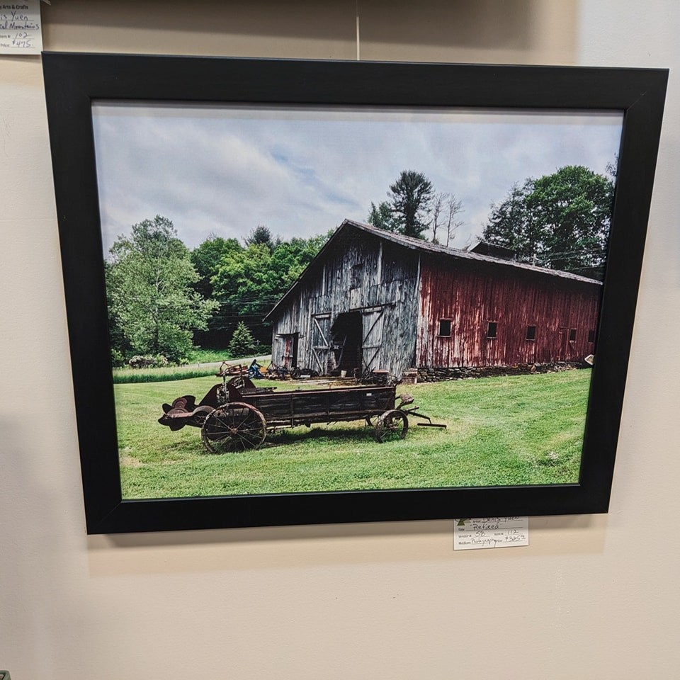 Photograph of old barn
