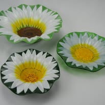 Fused glass bowls