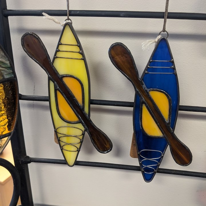 stained glass kayaks