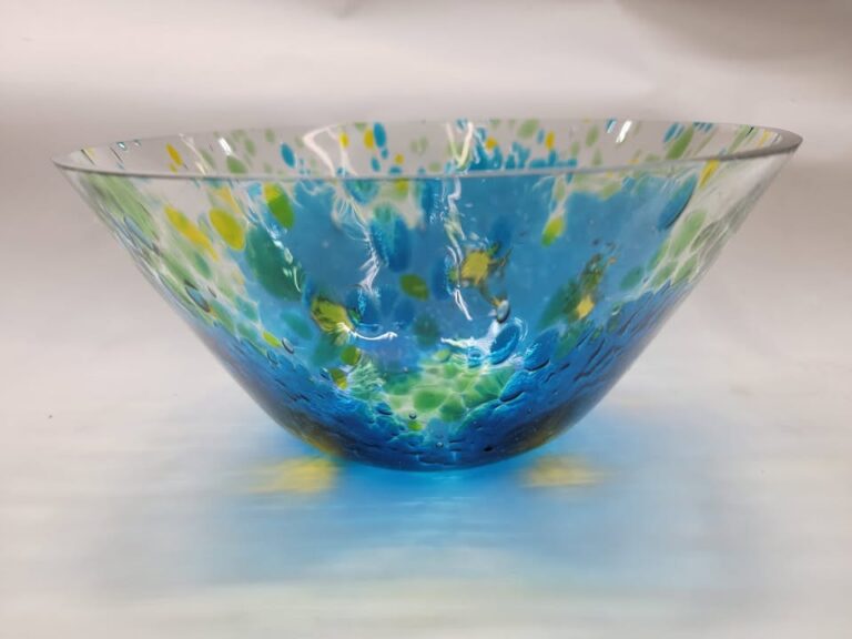 Fused glass bowl