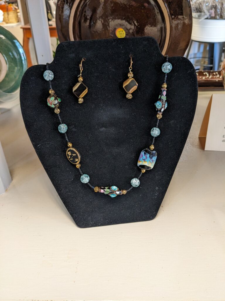 necklace and earring set