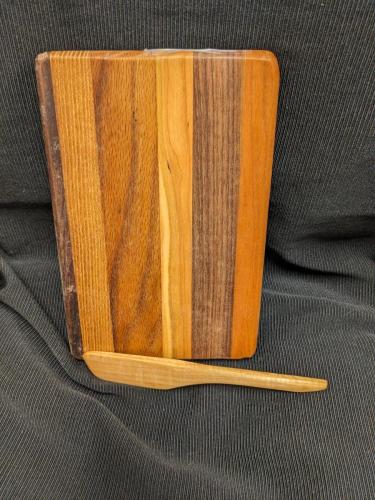 Cheese board & knife by John Brady
